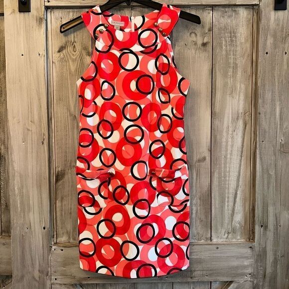 Kim Rodgers Circle Geometric Dress Petite - Picture 3 of 9